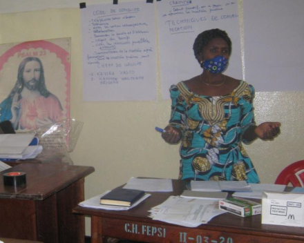 Samen tegen corona: Sensibiliseren in Kivu