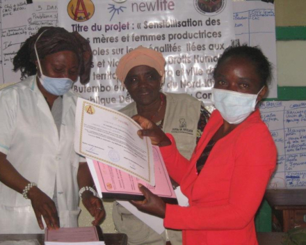 Samen tegen corona: Sensibiliseren in Kivu